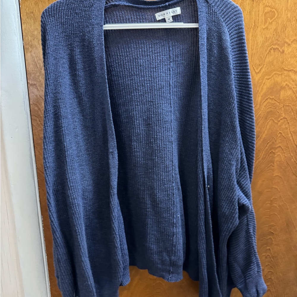 DownEast Women's Navy Cardigan
